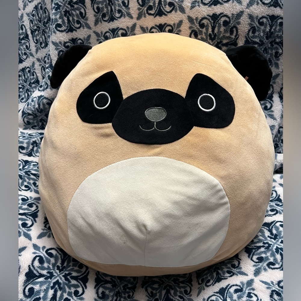 Large Tan and Black Dog Squishmallows